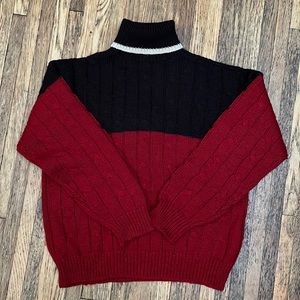 Vintage JCrew Wool Turtleneck Sweater SZ L.